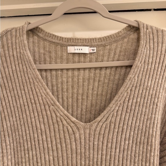 Lush Ballon Sleeve Sweater Dress - Picture 3 of 5